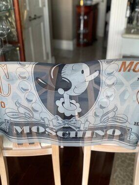 Moschino silk scarf
